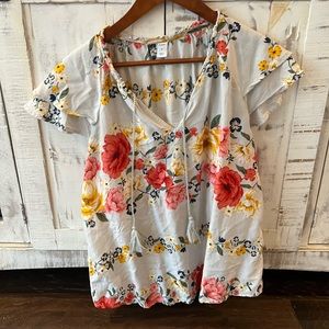 Floral blouse